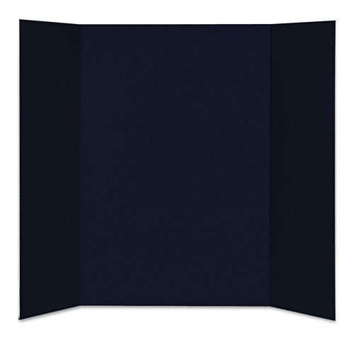 blue display boards