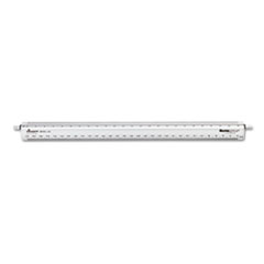 Adjustable Triangular Scale Aluminum Engineers Ruler, 12