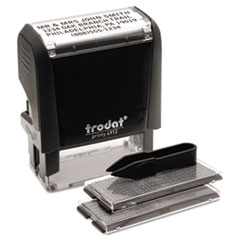 Printy Do It Yourself Self-Inking Message Stamp, 0.75