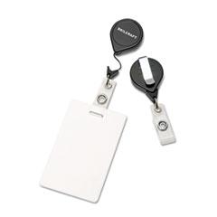 SKILCRAFT Retractable ID Card Reel, Badge Holder, 36