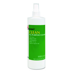 SKILCRAFT Clean All-Purpose Cleaner, Fragrance-Free, Alkaline Base, 16 oz Spray Bottle, 48/Carton