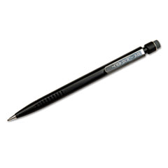 SKILCRAFT Bold Point Mechanical Pencil, 1.1 mm, F (#2.5), Black Lead, Black Barrel, Dozen