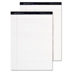 Docket Diamond Ruled Pads, Wide/legal Rule, 50 White 8.5 X 11.75 Sheets, 2/box