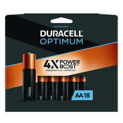 Optimum Alkaline Aa Batteries, 18/pack