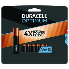 Optimum Alkaline AAA Batteries, 12/pack