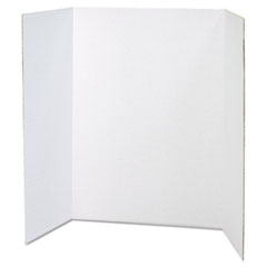 Spotlight Corrugated Presentation Board, 48 X 36, White/kraft, 24/carton