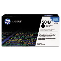 HP 504a, (ce250a-G) Black Original Laserjet Toner Cartridge For Us Government