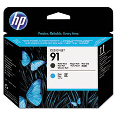 HP 91, (c9460a) Cyan/matte Black Printhead