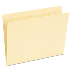 Top Tab Pocket Folders, Straight Tabs, Letter Size, Manila, 50/Box