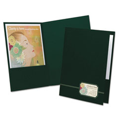 Monogram Series Business Portfolio, Premium Cover Stock, 0.5