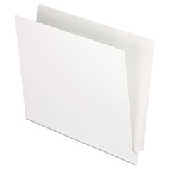 Colored End Tab Folders with Reinforced Double-Ply Straight Cut Tabs, Letter Size, 0.75