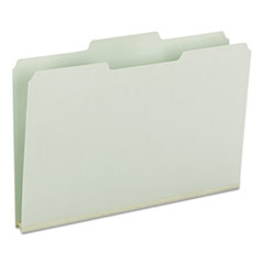 Expanding Recycled Heavy Pressboard Folders, 1/3-Cut Tabs: Assorted, Legal Size, 1