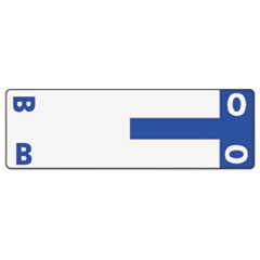 Alphaz Color-Coded First Letter Combo Alpha Labels, B/o, 1.16 X 3.63, Dark Blue/white, 5/sheet, 20 Sheets/pack