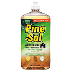 Pine-Sol® CLEANER PINE-SOL MU-SRF S Squirt 'n Mop Multi-Surface Floor Cleaner, 32 Oz Bottle, Original Scent