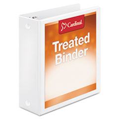 Treated Binder Clearvue Locking Round Ring Binder, 3 Rings, 3