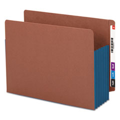 Redrope Drop-Front End Tab File Pockets, Fully Lined 6.5