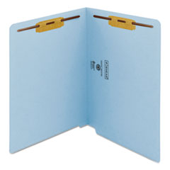 Heavyweight Colored End Tab Fastener Folders, 0.75