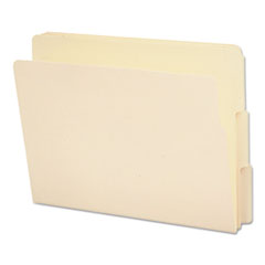 End Tab File Folder, 1/3-Cut Tabs: Assorted, Letter Size, 0.75