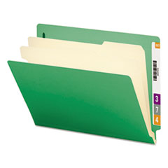 Colored End Tab Classification Folders with Dividers, 2