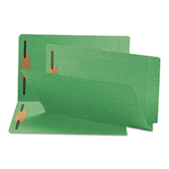 Heavyweight Colored End Tab Fastener Folders, 0.75