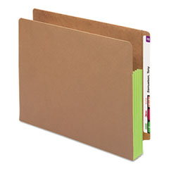 Redrope Drop-Front End Tab File Pockets, Fully Lined 6.5