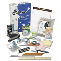 SKILCRAFT Employee Start-up Office Kit, 21 Items-15 Required JWOD Items