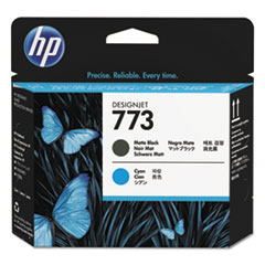 HP 773, (c1q20a) Cyan/matte Black Printhead