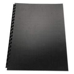 100% Recycled Poly Binding Cover, Black, 11 x 8.5, Unpunched, 25/Pack