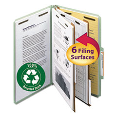 Recycled Pressboard Classification Folders, 2