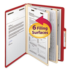 Top Tab Classification Folders, Six SafeSHIELD Fasteners, 2