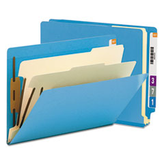 Colored End Tab Classification Folders with Dividers, 2