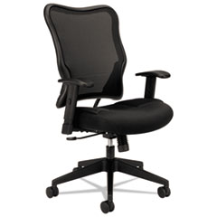 Vl702 Mesh High-Back Task Chair, Supports Up To 250 Lb, 18.5