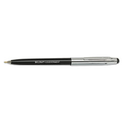 SKILCRAFT Combo Ballpoint Pen/Stylus, Retractable, Medium 1 mm, Black Ink, Black/Silver Barrel