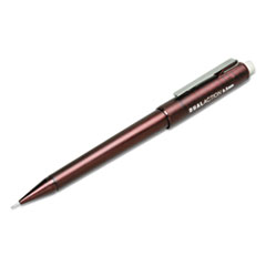 SKILCRAFT Dual Action Mechanical Pencil, 0.5 mm, F (#2.5), Black Lead, Burgundy Barrel, Dozen