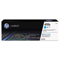 HP 410x, (cf411x) High-Yield Cyan Original Laserjet Toner Cartridge