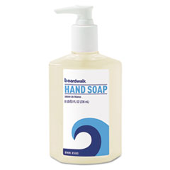 Boardwalk® SOAP LIQUID 8OZ WH Liquid Hand Soap, Floral, 8 Oz Pump Bottle