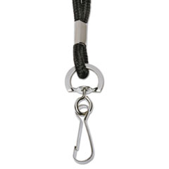 SKILCRAFT Polyester Cord Lanyard, Metal J-Hook Fastener, 36