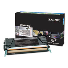 C746h4kg Return Program High-Yield Toner, 12,000 Page-Yield, Black, TAA Compliant