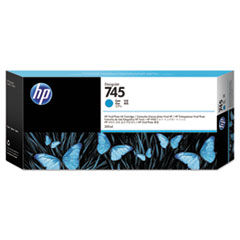 HP 745, (f9k03a) Cyan Original Ink Cartridge