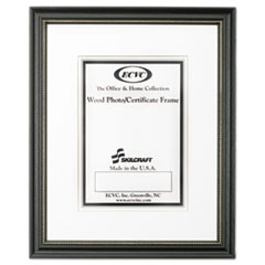 SKILCRAFT Black Frames, Certificate/Photo, 10 x 14, 6/Carton