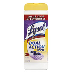 LYSOL® Brand WIPES DSNFCT 35-CANSTER Disinfecting Wipes, Dual Action, Citrus, 7 X 8, 35-canister