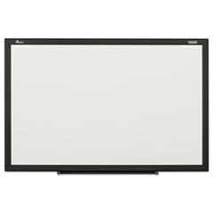 SKILCRAFT Magnetic Porcelain Dry Erase Board, 36 x 24, White Surface, Black Aluminum Frame