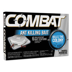 Combat® INSECTICIDE ANT BAIT COMBAT ANT KILLING SYSTEM, CHILD-RESISTANT, KILLS QUEEN AND COLONY, 6-BOX