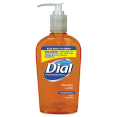 Dial® Professional SOAP LIQD DIAL GLD 7.5OZ GOLD ANTIMICROBIAL LIQUID HAND SOAP, FLORAL FRAGRANCE, 7.5 OZ PUMP BOTTLE