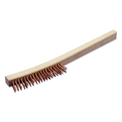 SKILCRAFT Wire Brush, Copper Beryllium Alloy Bristles, 6