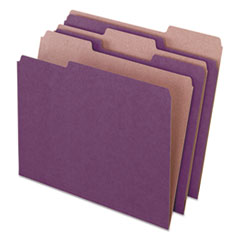 Earthwise by Pendaflex 100% Recycled Colored File Folders, 1/3-Cut Tabs: Assorted, Letter, 0.5