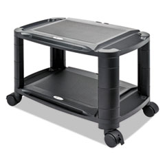 3-in-1 Cart/Stand, Plastic, 3 Shelves, 1 Drawer, 100 lb Capacity, 21.63