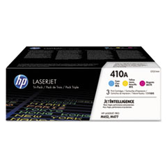 HP 410a, (cf251a-M) 3-Pack Cyan/magenta/yellow Original Laserjet Toner Cartridges