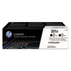 HP 201x, (cf400x-D) 2-Pack High-Yield Black Original Laserjet Toner Cartridges