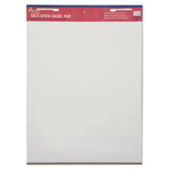 SKILCRAFT Self-Stick Easel Pad, Unruled, 25 x 30, White, 30 Sheets, 2/Pack